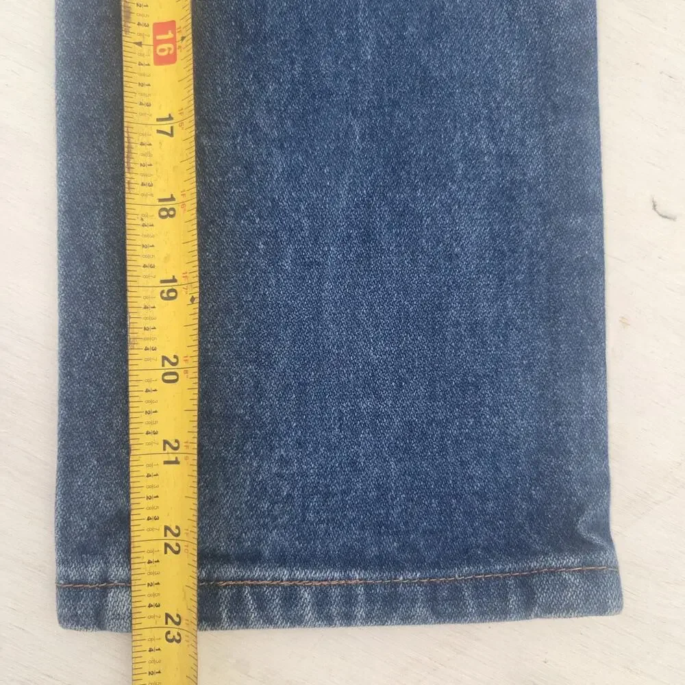 Vtg Wrangler 13MWZBP Cowboy Cut Jeans Western Rodeo Boys Size 8 Slim Distressed